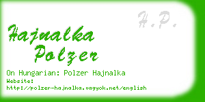 hajnalka polzer business card